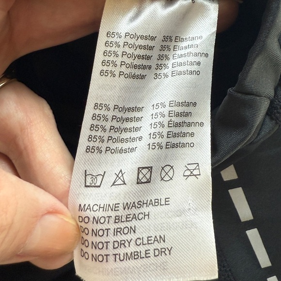 Naviskin Padded Cycling Bike Capris Black Stretch Legging Short Women’s Medium - Picture 8 of 12